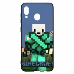 Чехол для Samsung A30 Novaskin Minecraft - PrintSalon