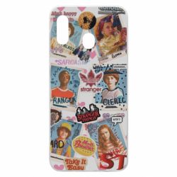 Чехол для Samsung A30 Очень странные дела. Стикеры - PrintSalon