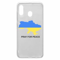 Чехол для Samsung A30 Pray for peace - PrintSalon