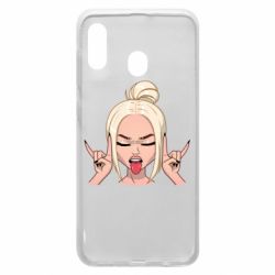 Чехол для Samsung A30 Punk Girl - PrintSalon