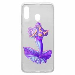 Чехол для Samsung A30 Purple Mermaid Barbie - PrintSalon
