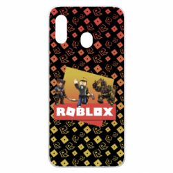 Чехол для Samsung A30 Roblox Heroes 3D - PrintSalon