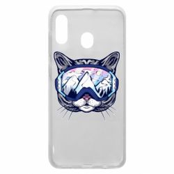 Чехол для Samsung A30 Snowboard Cat - PrintSalon