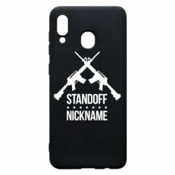 Чехол для Samsung A30 Standoff Nickname - PrintSalon