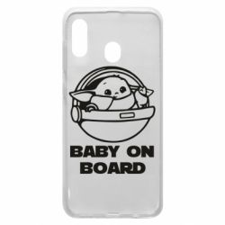 Чехол для Samsung A30 Вaby on board - PrintSalon