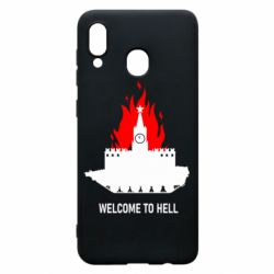Чехол для Samsung A30 Welcome to Hell - PrintSalon