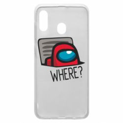 Чехол для Samsung A30 Where? ( Among Us ) - PrintSalon