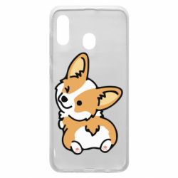 Чехол для Samsung A30 Winking Corgi - PrintSalon