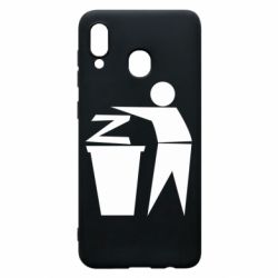Чехол для Samsung A30 Z is a trash - PrintSalon