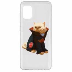 Чехол для Samsung A31 Akatsuki angry cat - PrintSalon