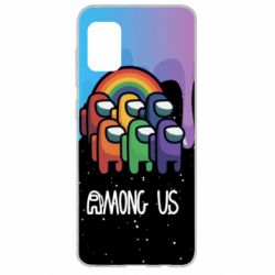 Чехол для Samsung A31 Among Us art paints - PrintSalon