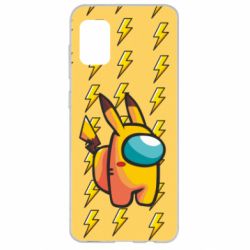 Чехол для Samsung A31 Among Us - Pikachu skin - PrintSalon