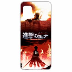Чехол для Samsung A31 Attack of the Titans - PrintSalon