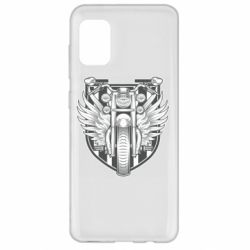 Чехол для Samsung A31 Bike Shield Art - PrintSalon