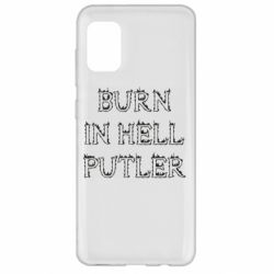 Чехол для Samsung A31 Born in Hell Putin - PrintSalon