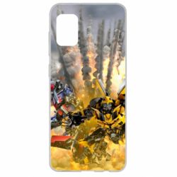 Чохол для Samsung A31 Bumblebee and Optimus Prime - PrintSalon