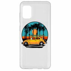 Чехол для Samsung A31 Car and sunset - PrintSalon