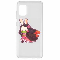 Чехол для Samsung A31 Chibi Bunny Kamado Nezuko