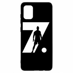 Чехол для Samsung A31 Cristiano Ronaldo Silhouette Art - PrintSalon