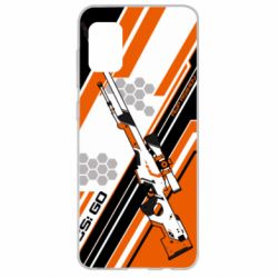 Чохол для Samsung A31 CS: GO AWP Asiimov Skin - PrintSalon