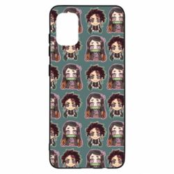 Чехол для Samsung A31 Cute Tanjiro with Nezuko