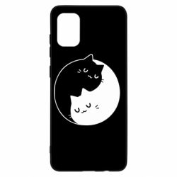 Чехол для Samsung A31 Cute yin yang cats - PrintSalon