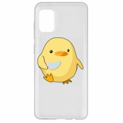 Чехол для Samsung A31 Цыпленок с ножом мем - PrintSalon