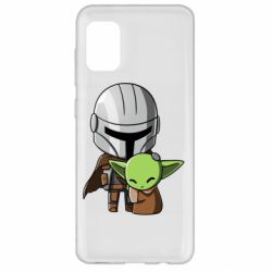 Чехол для Samsung A31 Din Djarin And The Child - PrintSalon