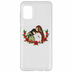 Чохол для Samsung A31 Дівчина цілує солдата - PrintSalon