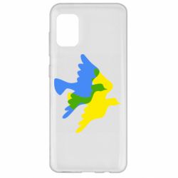 Чехол для Samsung A31 Dove flag of Ukraine - PrintSalon