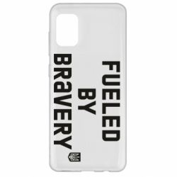 Чехол для Samsung A31 Fueled by bravery - PrintSalon
