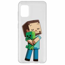 Чохол для Samsung A31 Heroes from Minecraft - PrintSalon