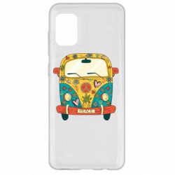 Чехол для Samsung A31 Hippie bus - PrintSalon