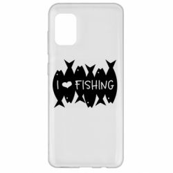 Чохол для Samsung A31 I Love Fishing - PrintSalon