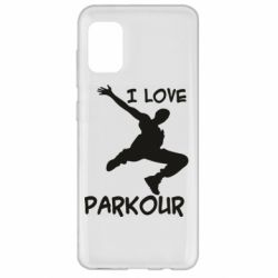 Чехол для Samsung A31 I love parkour - PrintSalon