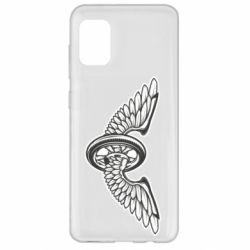Чехол для Samsung A31 Колесо и крылья - PrintSalon