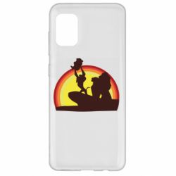 Чохол для Samsung A31 Lion king silhouette - PrintSalon