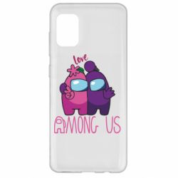 Чехол для Samsung A31 Love is Among Us - PrintSalon