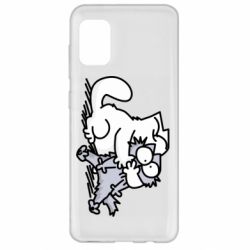 Чохол для Samsung A31 Любов котів - PrintSalon
