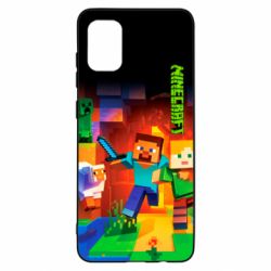 Чехол для Samsung A31 Майнкрафт - PrintSalon