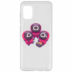 Чехол для Samsung A31 Милые солдаты из игры в кальмара - PrintSalon