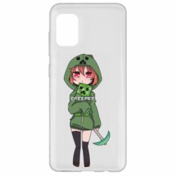 Чехол для Samsung A31 Minecraft anime - PrintSalon