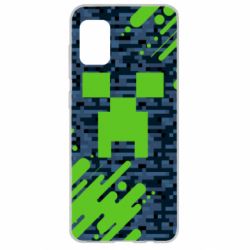 Чехол для Samsung A31 Minecraft Creeper - PrintSalon
