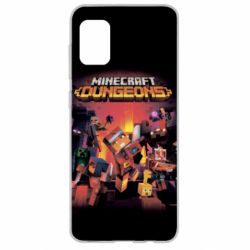 Чехол для Samsung A31 Minecraft Dungeons new - PrintSalon