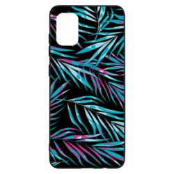 Чохол для Samsung A31 Neon Palm Leaves - PrintSalon