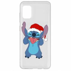 Чехол для Samsung A31 Новогодний Стич - PrintSalon