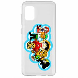 Чехол для Samsung A31 One peace anime heroes