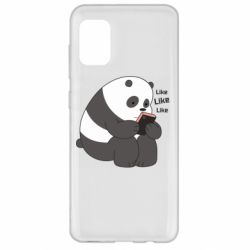 Чехол для Samsung A31 Панда лайк - PrintSalon