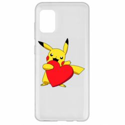 Чехол для Samsung A31 Pikachu Heart - PrintSalon