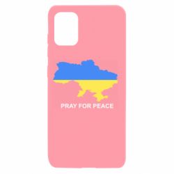 Чехол для Samsung A31 Pray for peace - PrintSalon